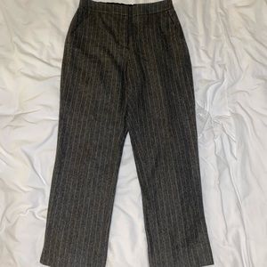 J. Crew Wool Pinstripe Pant
